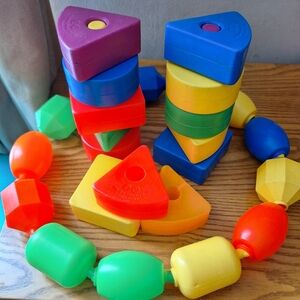 Vintage Fisherprice baby blocks